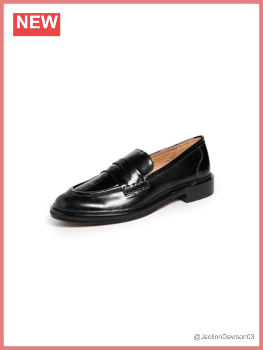 Madewell Women's Vernon Loafer Specchio Leather Penny Strap